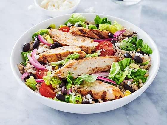 Fajita Baja Bowl featuring Tyson Red Label® Fajita Seasoned Chicken Breast Strips