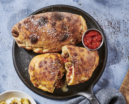 Double Meat Calzone Recipe