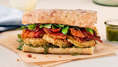 Fried green tomato B.L.T.