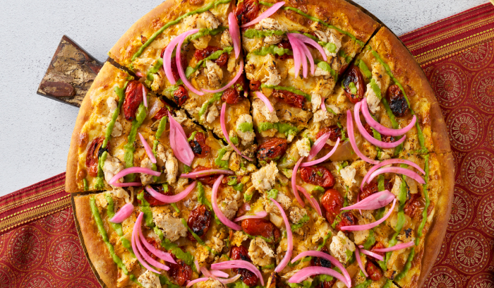 Butter Chicken Pizza Recipe