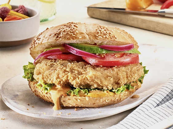 Peruvian-Style Crispy Chicken Sandwich