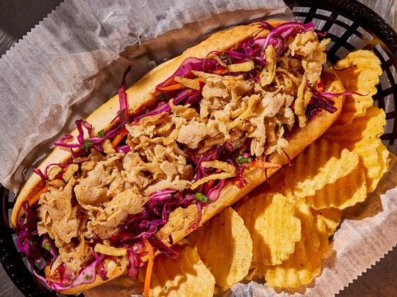 Mojo sliced chicken philly