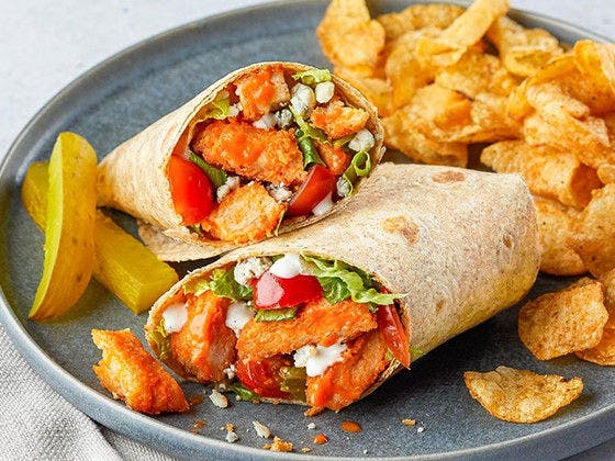 Buffalo chicken wrap