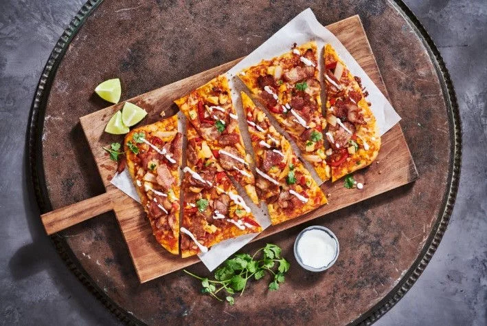 Al Pastor Thin Pizza Recipe