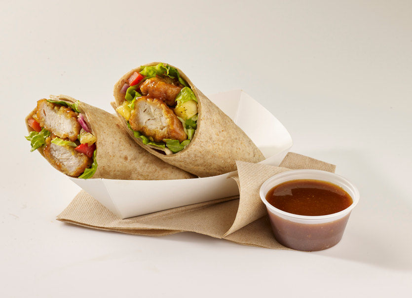 Crispy Hawaiian Chicken Katsu Wrap Recipe
