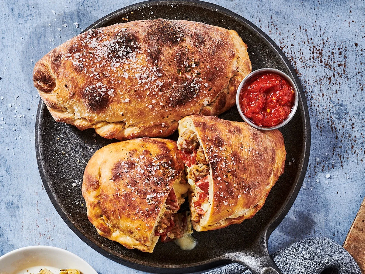Double Meat Calzone Recipe