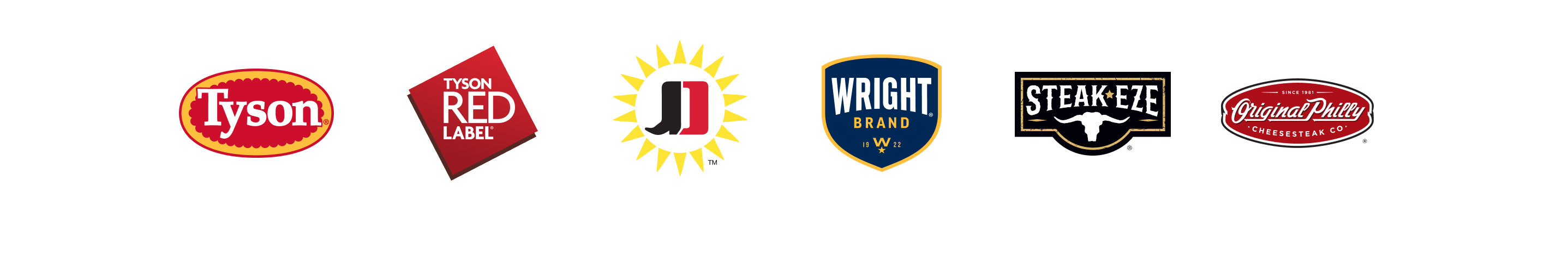 Tyson Foods various brands logo train