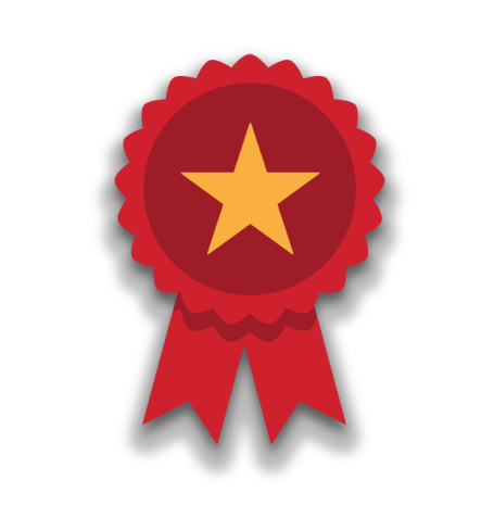 Ribbon with a star