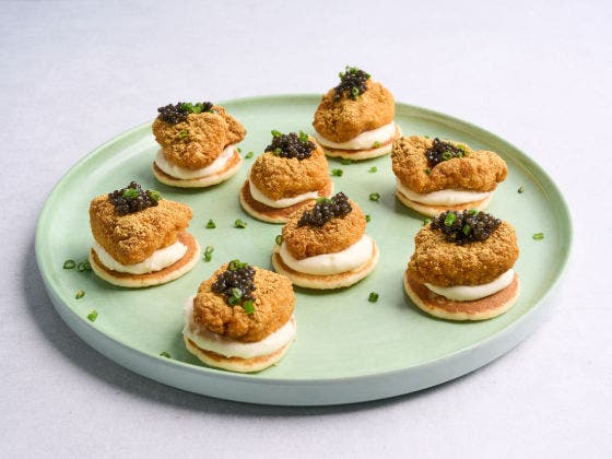 Golden nuggets and caviar 