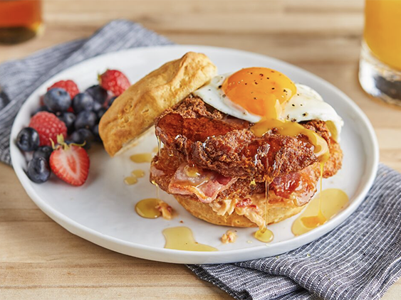 Spicy Breakfast Chicken Sandwich