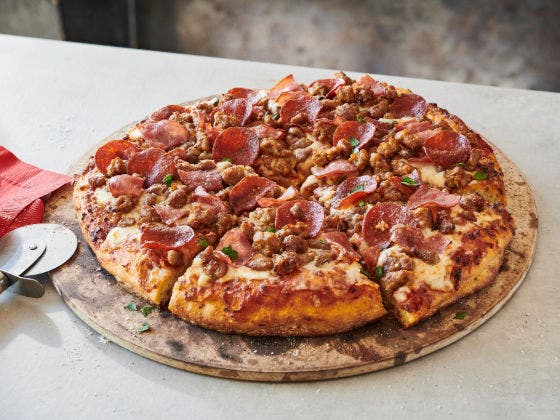 Big 3 meat pizza