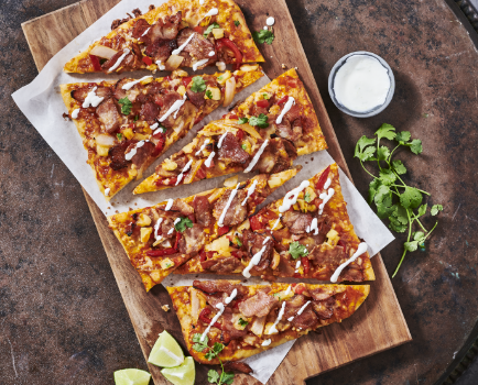 Al Pastor Thin Pizza Recipe