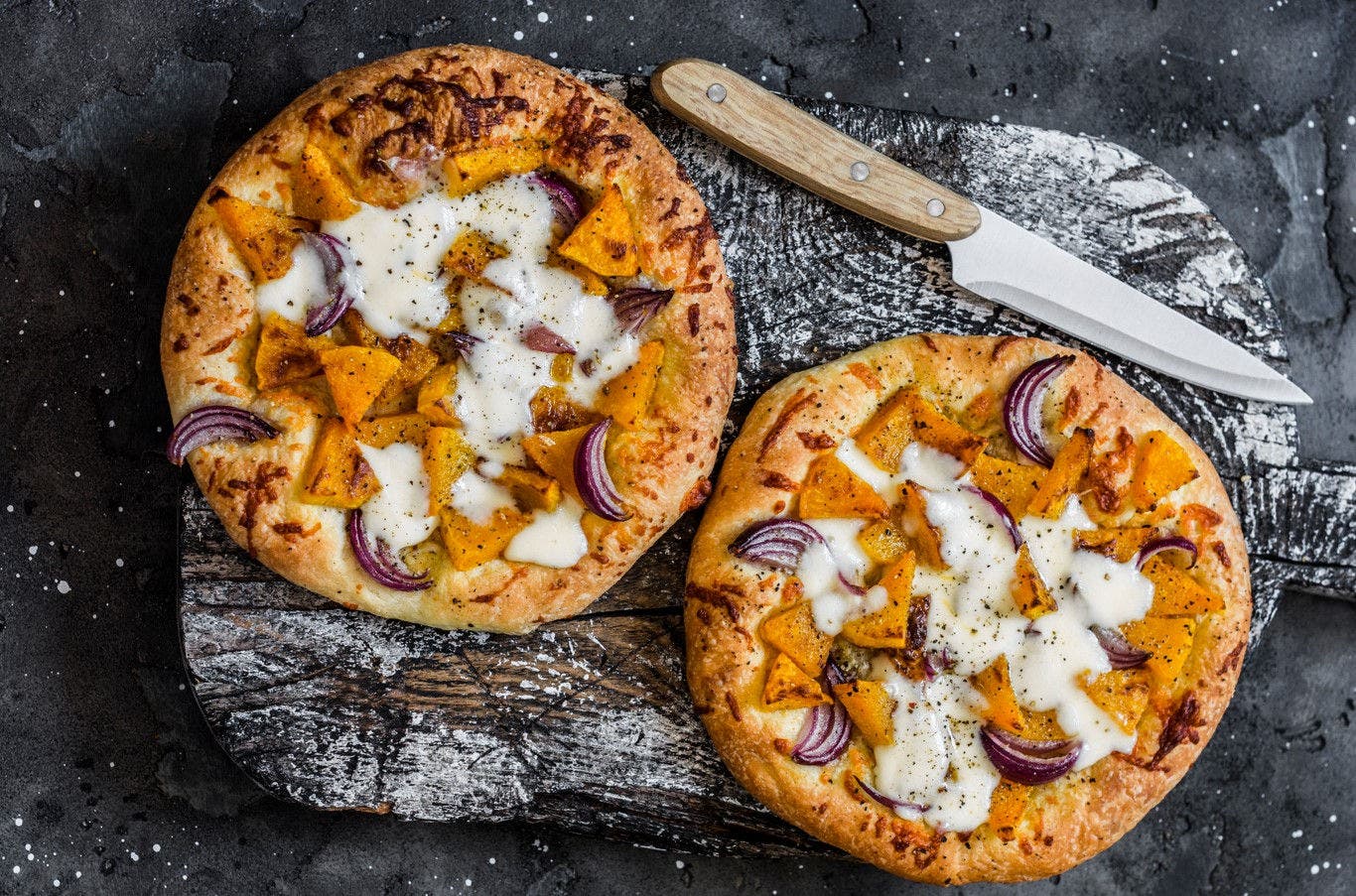 Bacon Sweet potato pizza
