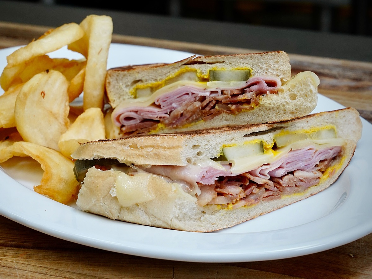 Cuban Sandwich featuring Hillshire Farm® Carved Pork Belly & Hillshire Farm® Sliced Smoke Ham.