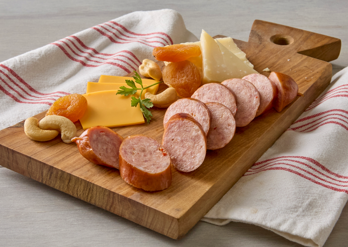 Hillshire hot smoked sausage