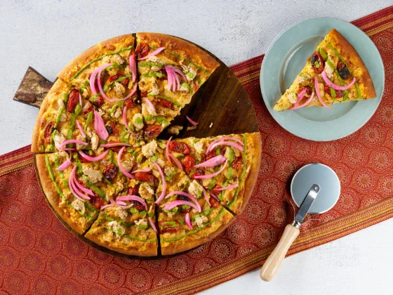 Butter Chicken Pizza Recipe