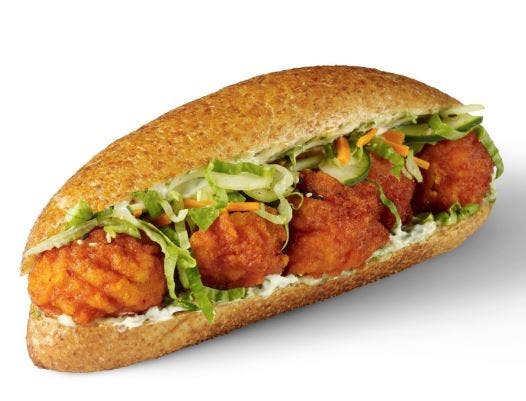 Honey sriracha po'boy