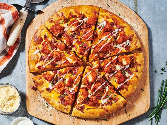 Buffalo chicken pizza