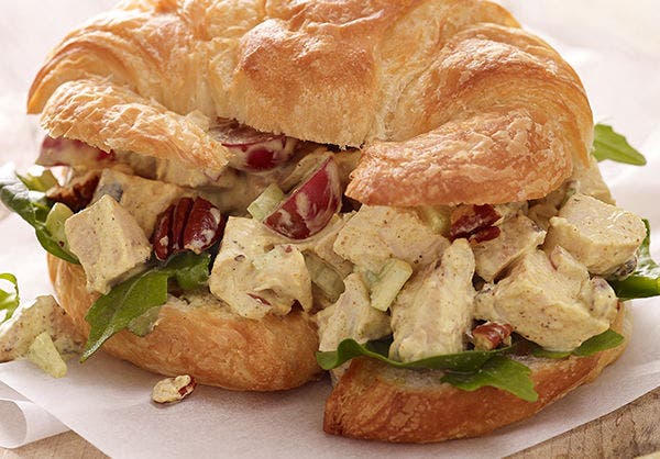 Homestyle chicken salad sandwich