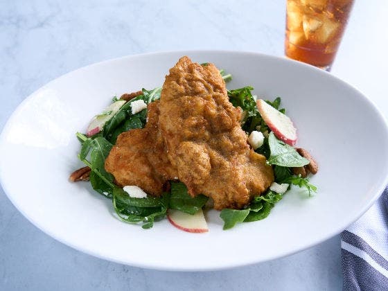 Honey Chicken and apple salad