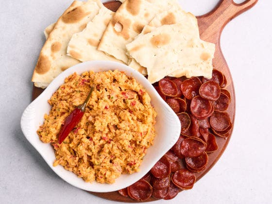 Pepperoni Pimento cheese dip