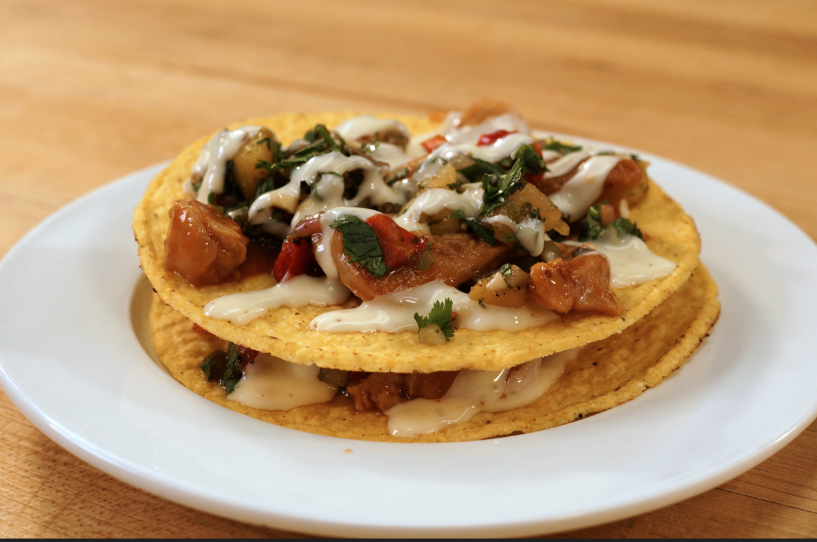 Hawaiian BBQ Chicken Tostada Stacker Recipe