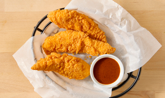 Gluten free chicken tenderloins with sauce