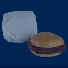 Meatloaf Sandwich with Ketchup