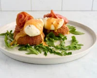 Crispy Risotto Benedict Recipe