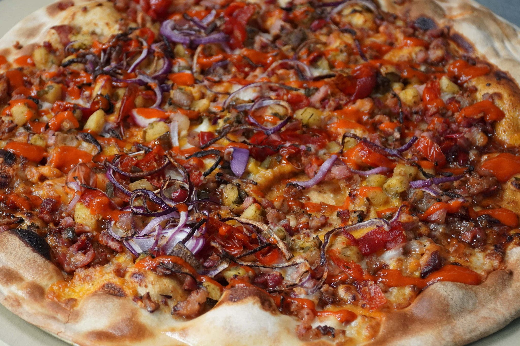 aloha bacon pizza