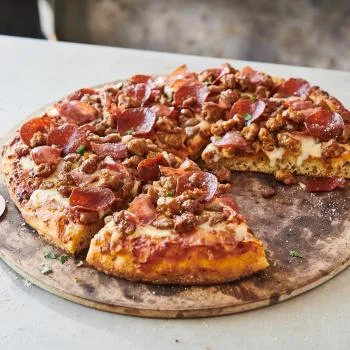 All meat pizza