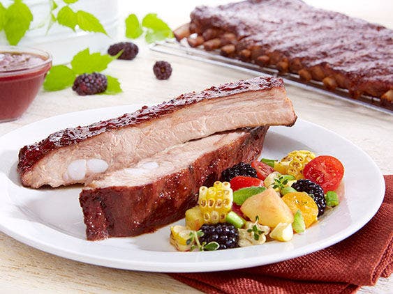 Blackberry BBQ St. Louis-Style Ribs