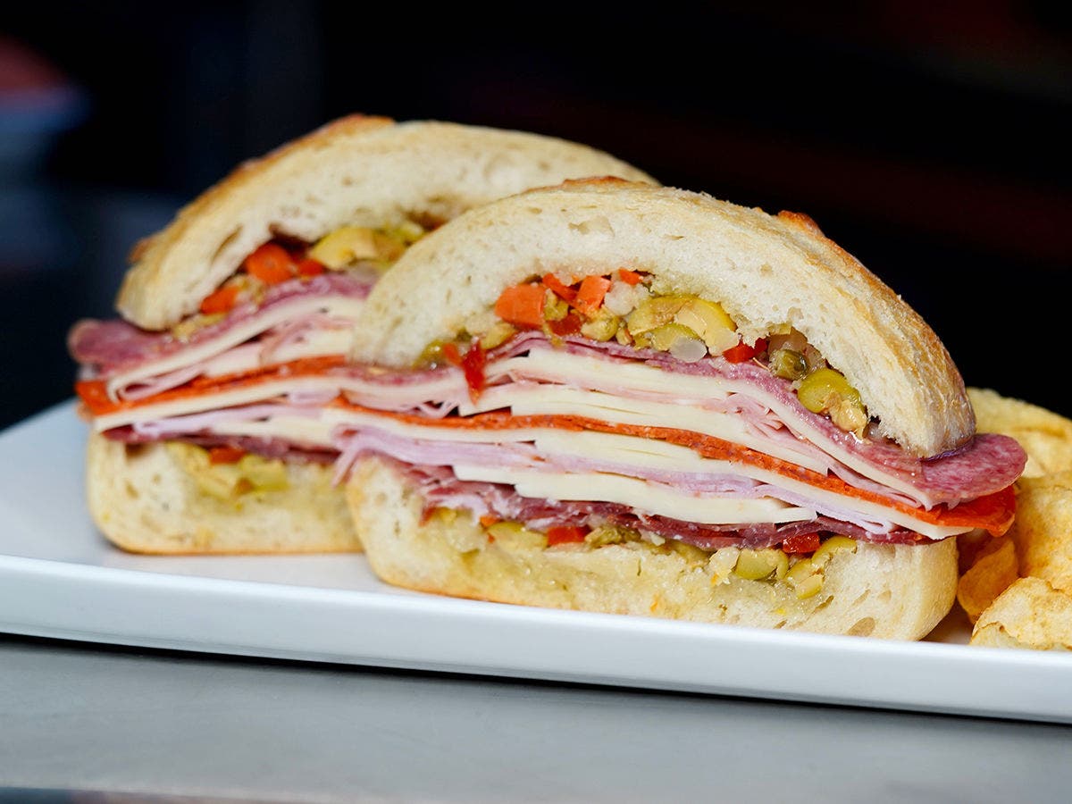 Muffuletta sandwich