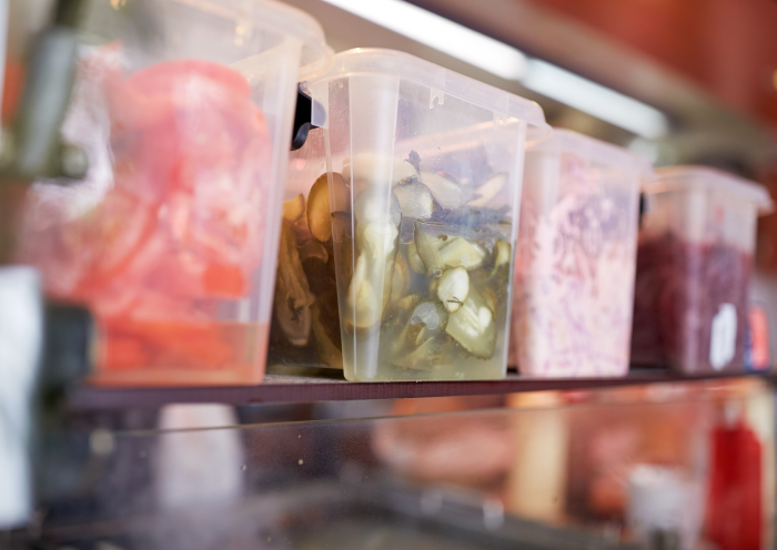 Food in containers