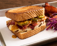 Grilled Carolina Gold Chicken Bacon Melt Sandwich Recipe