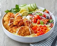 Mediterranean Lemon Chicken Bowl Recipe